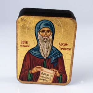 Дрвени мирис за аутомобил са ликом светитеља